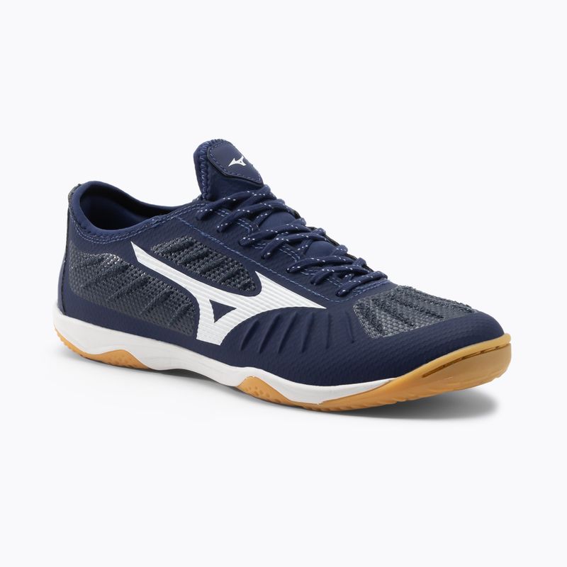 Mizuno Rebula Sala Elite IN férfi futballcipő tengerészkék Q1GA202001