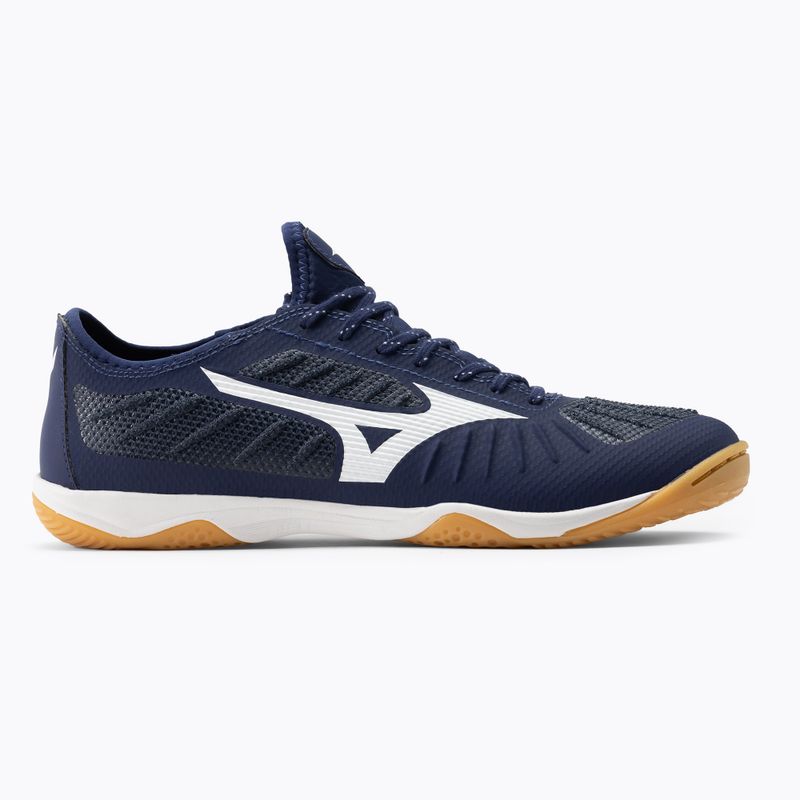 Mizuno Rebula Sala Elite IN férfi futballcipő tengerészkék Q1GA202001 2