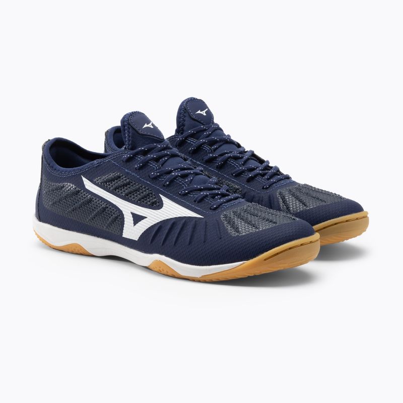 Mizuno Rebula Sala Elite IN férfi futballcipő tengerészkék Q1GA202001 5