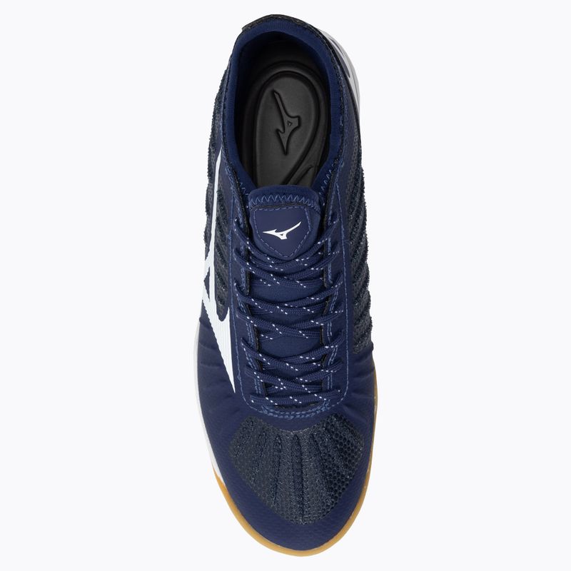 Mizuno Rebula Sala Elite IN férfi futballcipő tengerészkék Q1GA202001 6