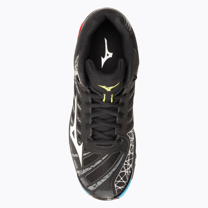Férfi röplabda cipő Mizuno Wave Voltage Mid fekete V1GA196545 6
