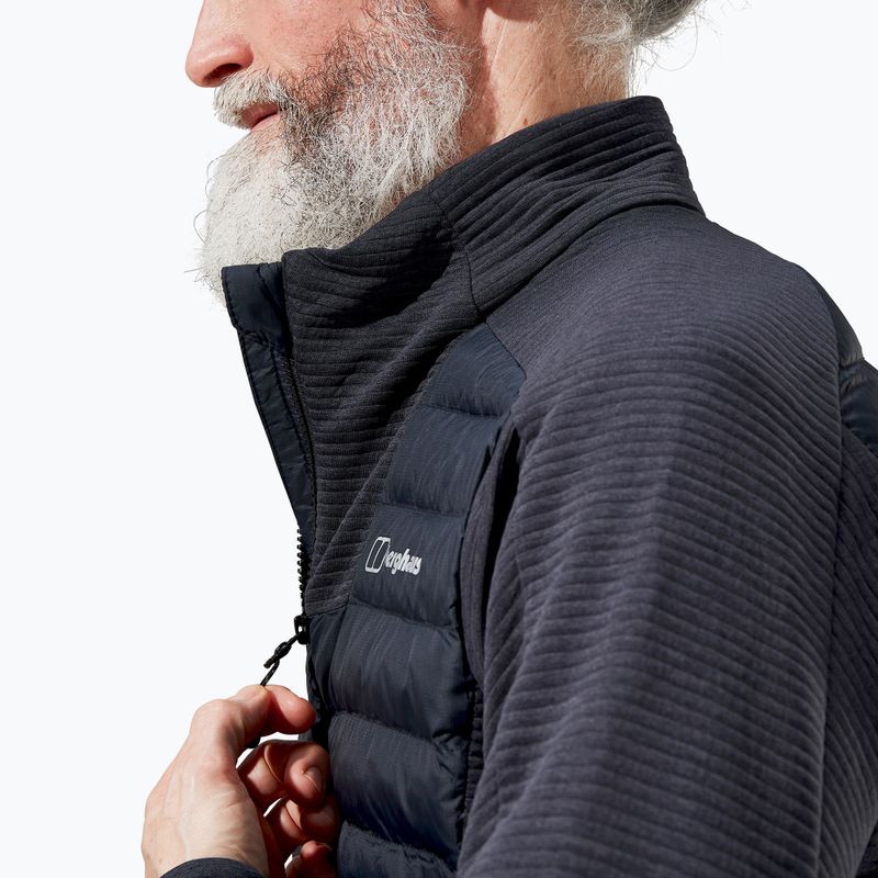 Férfi hibrid kabát Berghaus Hottar Hybrid black/black 6