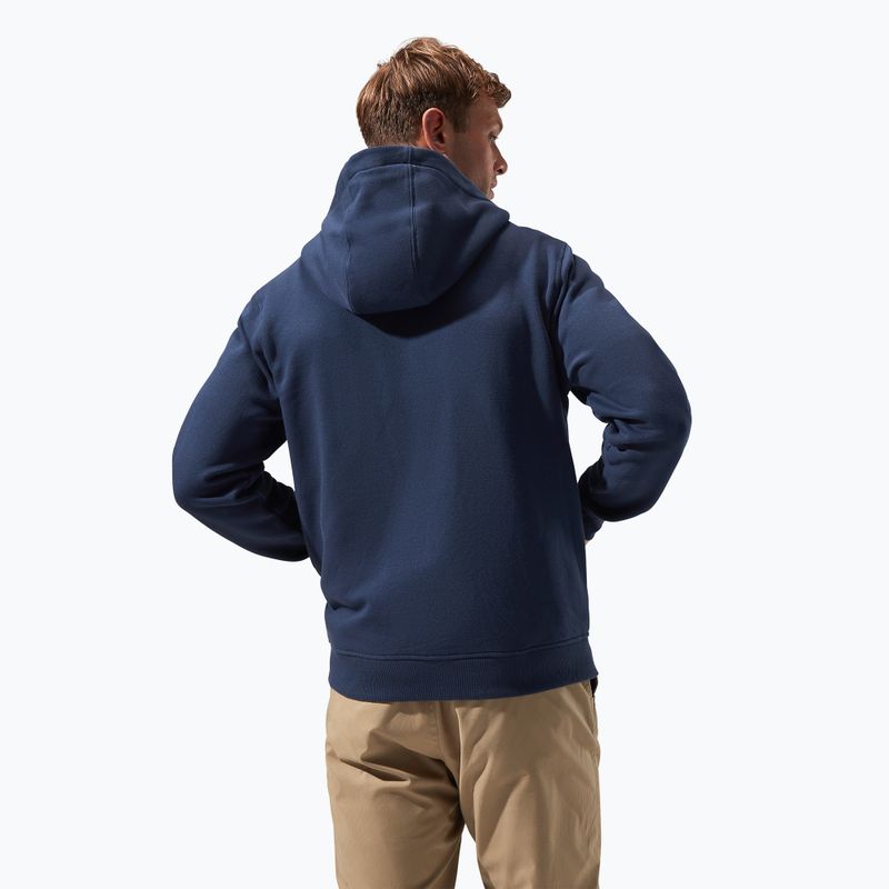 Férfi Berghaus Logo Full Zip pulóver dusk 3