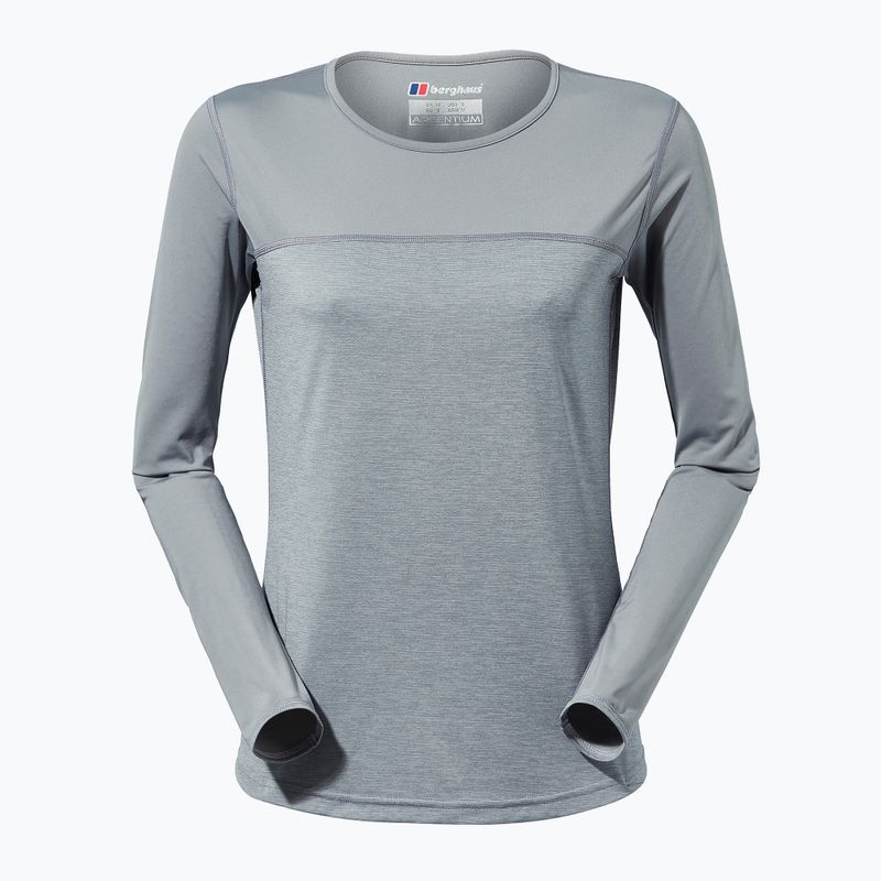 Női trekking hosszú ujjú Berghaus Voyager Tech Tee Basecrew monument/harbour mist 8