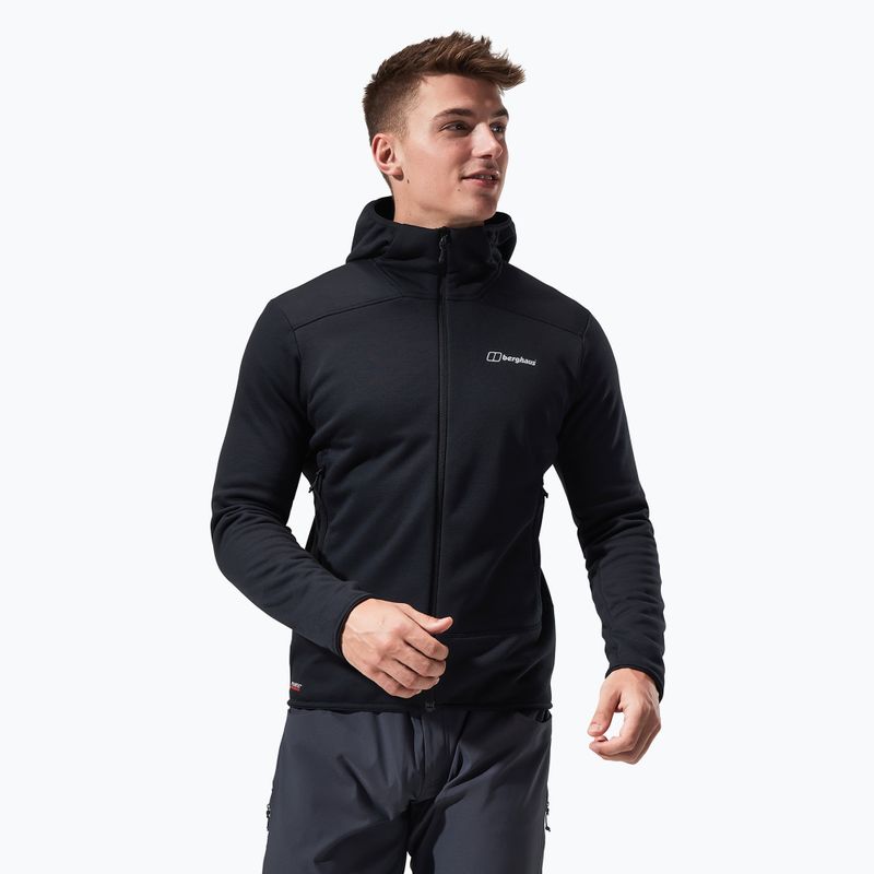 Berghaus Heuberg Hoody black/black férfi polár pulóver