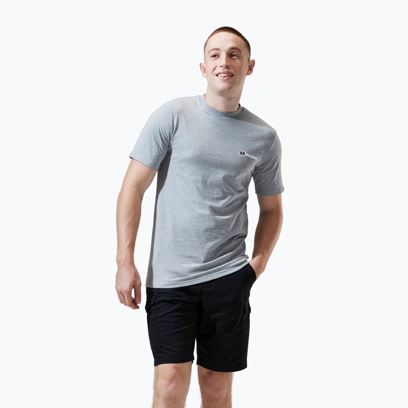 férfi póló Berghaus Snowdon SS Tee 2.0 grey marl bci