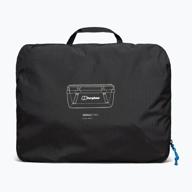 Utazótáska Berghaus Xodus Holdall 100 l black/black 9