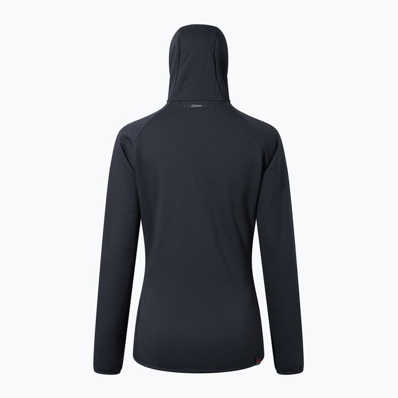 Berghaus Heuberg Hoody jet black/grey pinstripe marl női polár pulóver 13