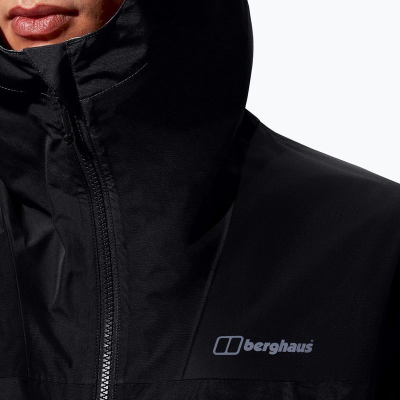 Férfi Berghaus Deluge Pro 3.0 esőkabát fekete/fekete 4