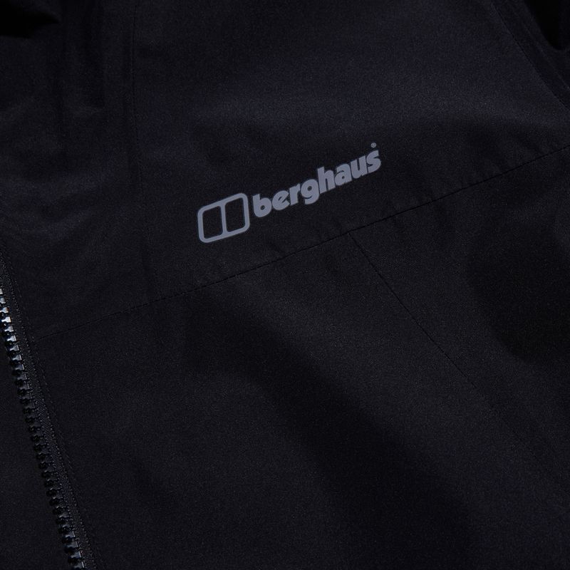 Férfi Berghaus Deluge Pro 3.0 esőkabát fekete/fekete 9