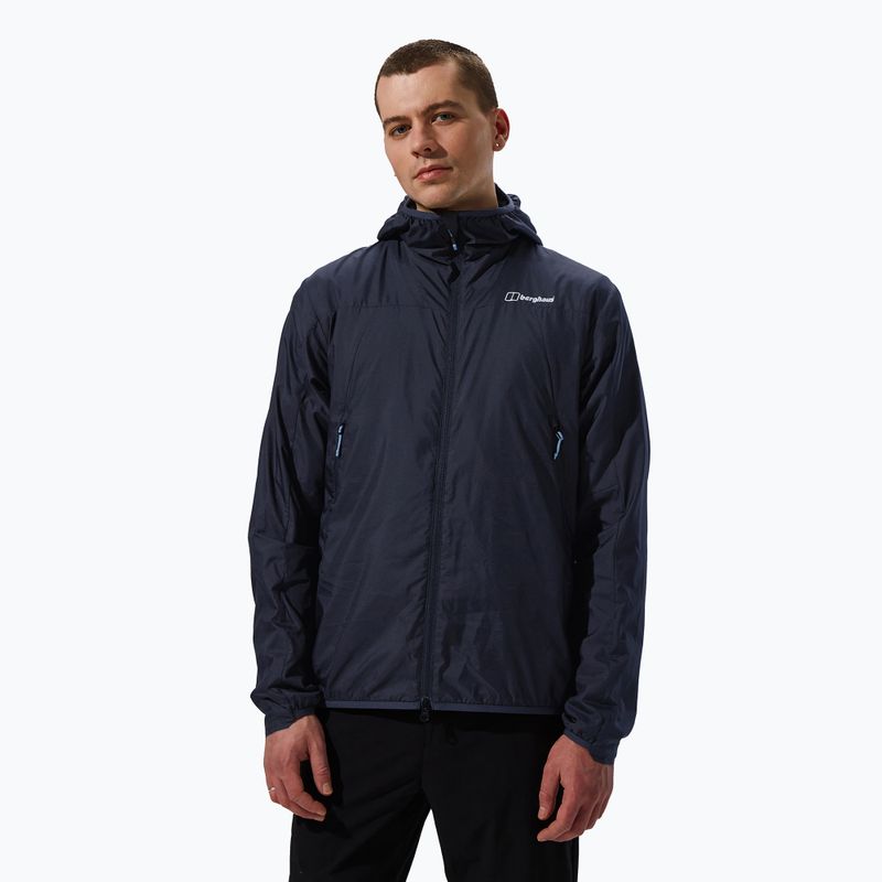 Férfi Berghaus Alpha Resist-Air hale navy szélkabát