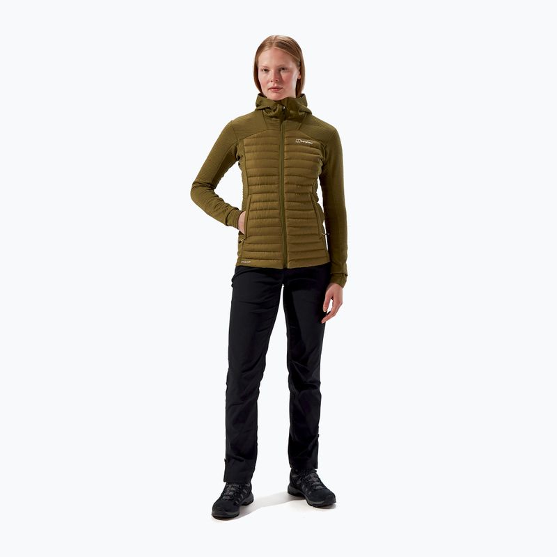 Női hibrid kabát Berghaus Nula Hybrid oak moss 2