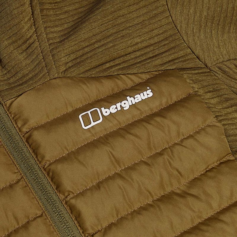 Női hibrid kabát Berghaus Nula Hybrid oak moss 9