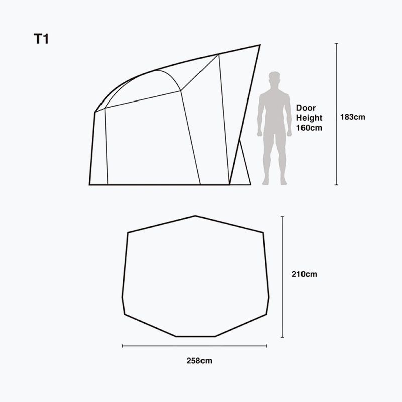 Nash Tackle Titan T1 zöld horgászsátor T4220 6