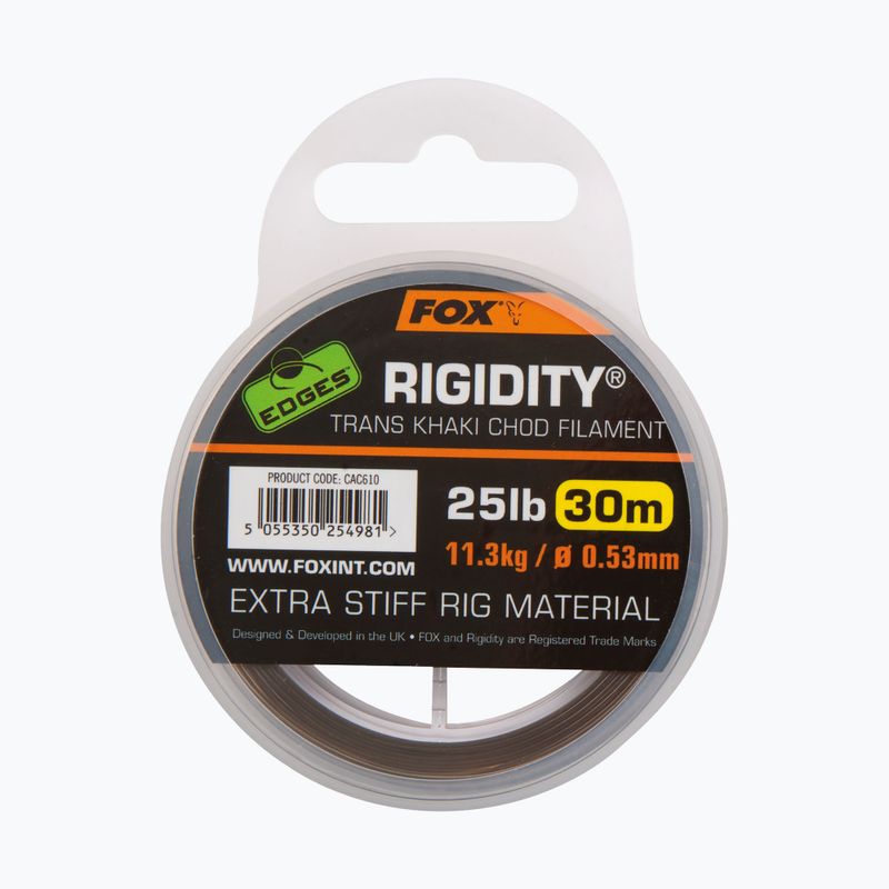 FOX Edges Rigidity Chod Filament 30 m barna CAC611