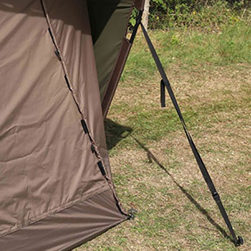 Fox International Retreat+ Ripstop Ventec 2 Man Ext Wrap horgászsátor barna CUM203 4