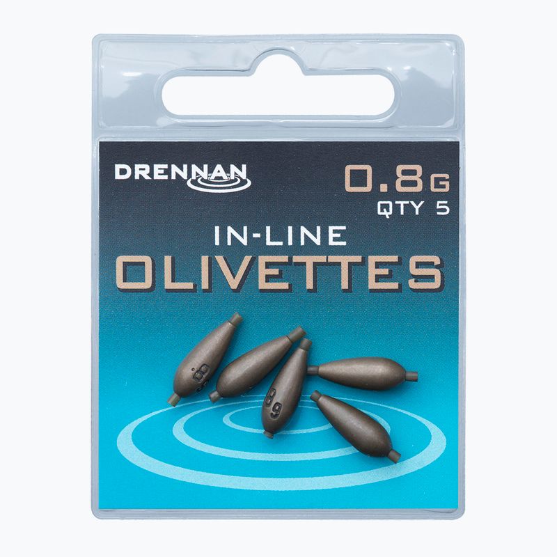 Drennan Olive süllyesztők 5db barna TOOIO175