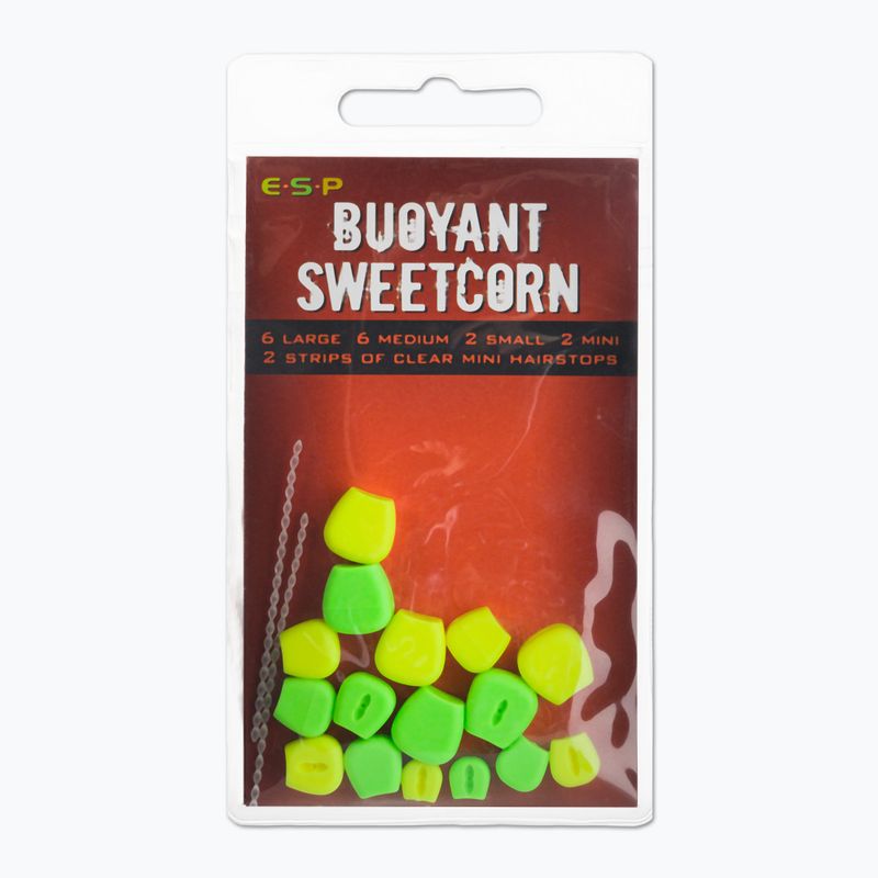 ESP Buoyant Sweetcorn zöld és sárga színű mesterséges kukoricacsali ETBSCGY005 2