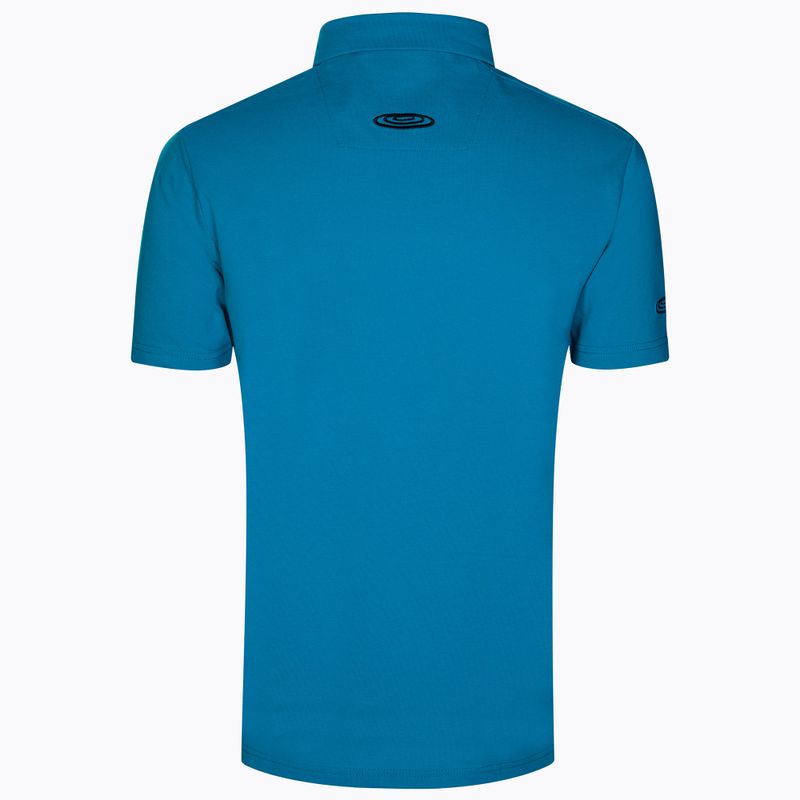 Férfi horgász póló Drennan Aqua Polo kék CSDAP006 2