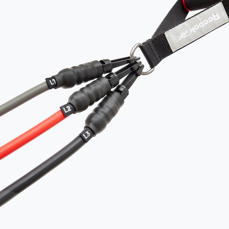 Reebok Power Tube színes edzőgumi szett RATB-30034 3