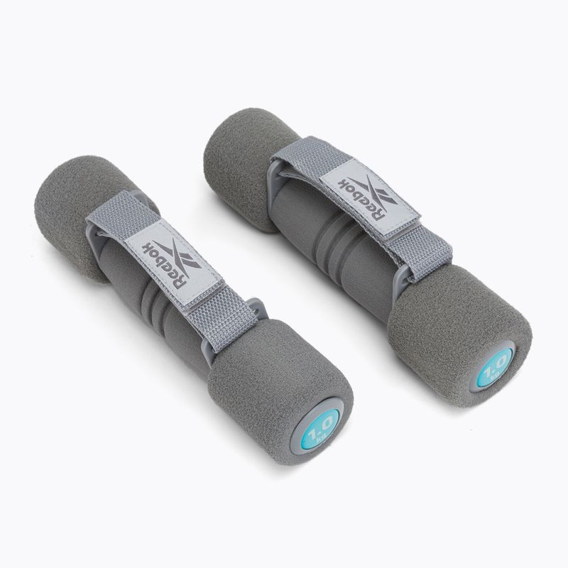 Reebok súlyzók 2 x 1 kg szürke RAWT-11061BL 2