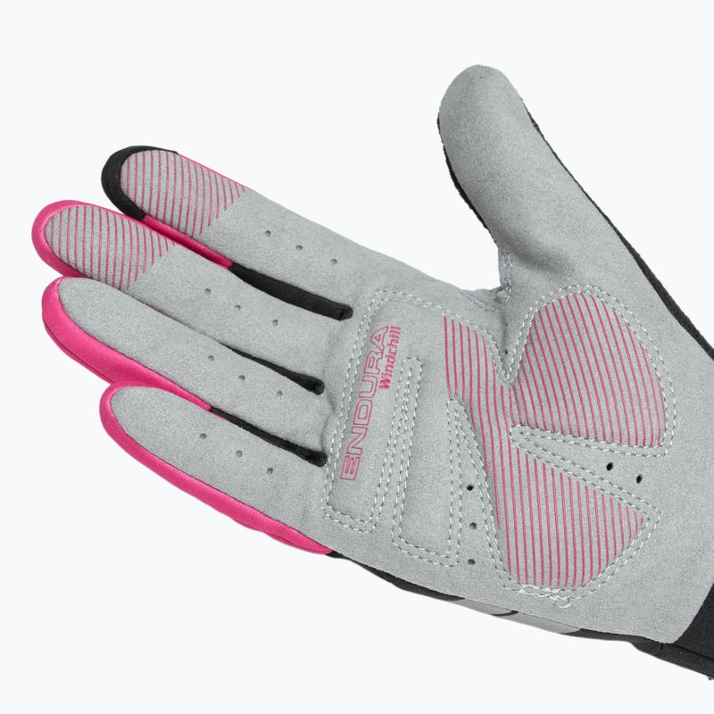Női kerékpáros kesztyű Endura Windchill W cerise 5