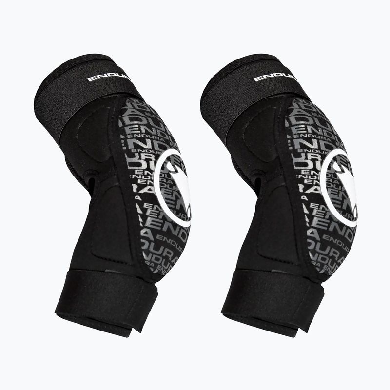 Gyerek kerékpáros könyökvédő Endura Singletrack Youth Elbw Protector black