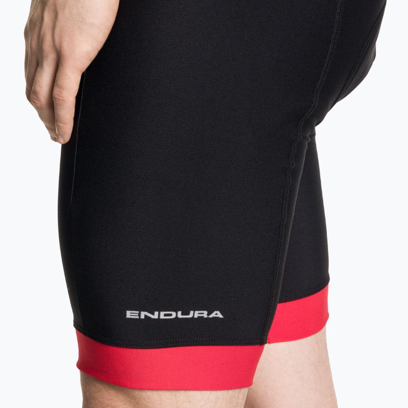 Férfi kerékpáros rövidnadrág Endura Xtract Gel II Bibshort red 3