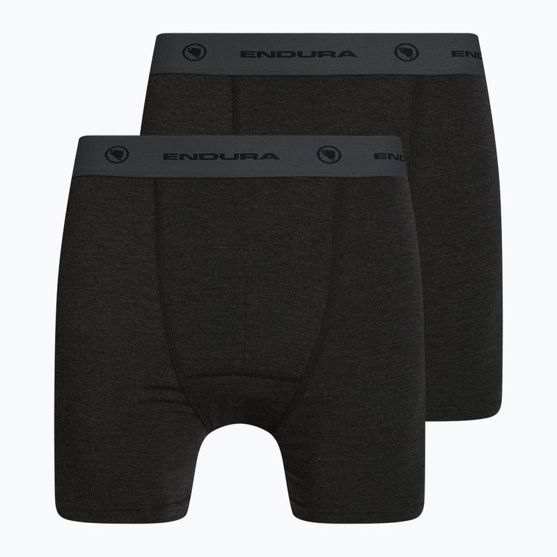 Férfi kerékpáros boxeralsó Endura Bike Boxer 2 darab anthracite