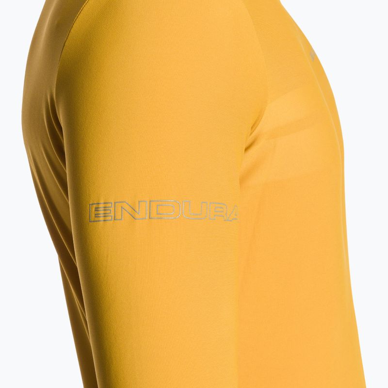 Férfi kerékpáros hosszú ujjú felső Endura Pro SL II L/S mustard 7