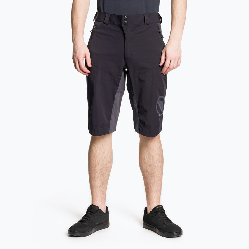 Férfi kerékpáros nadrág Endura MT500 Spray Short black