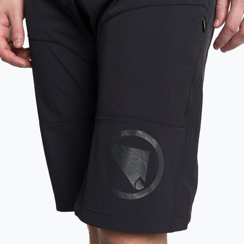 Férfi kerékpáros nadrág Endura Singletrack II Short black 4