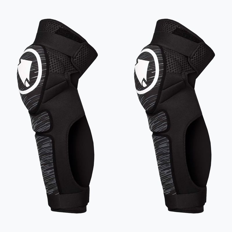 Kerékpáros térdvédő Endura Singletrack II Shin Protector black