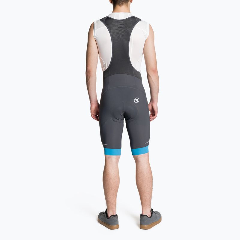 Férfi kerékpáros nadrág Endura Xtract Lite Bibshort hi-biz blue 2