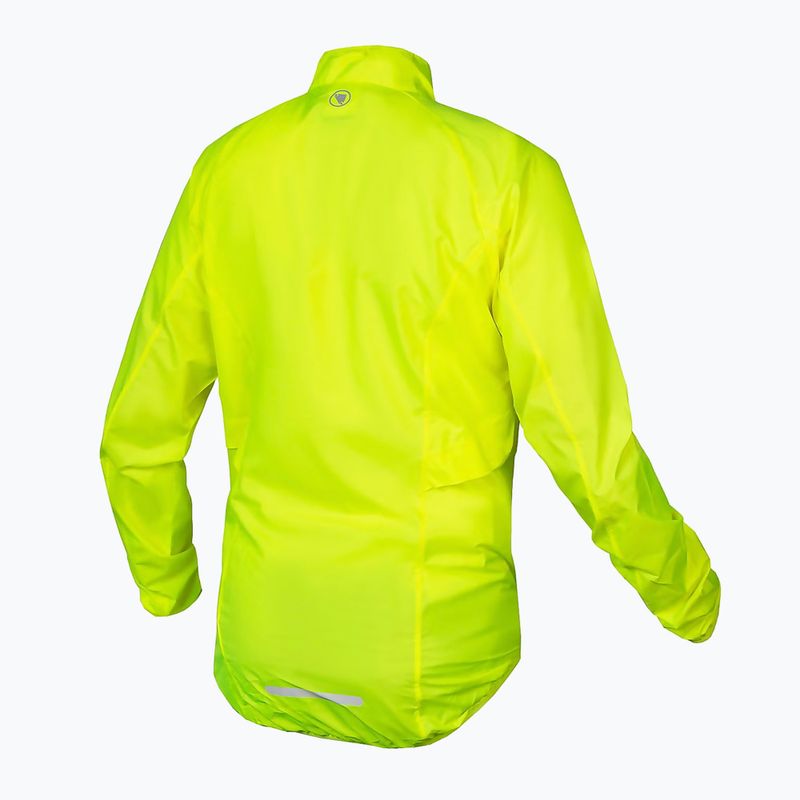 Férfi kerékpáros dzseki Endura Pakajak hi-viz yellow 2