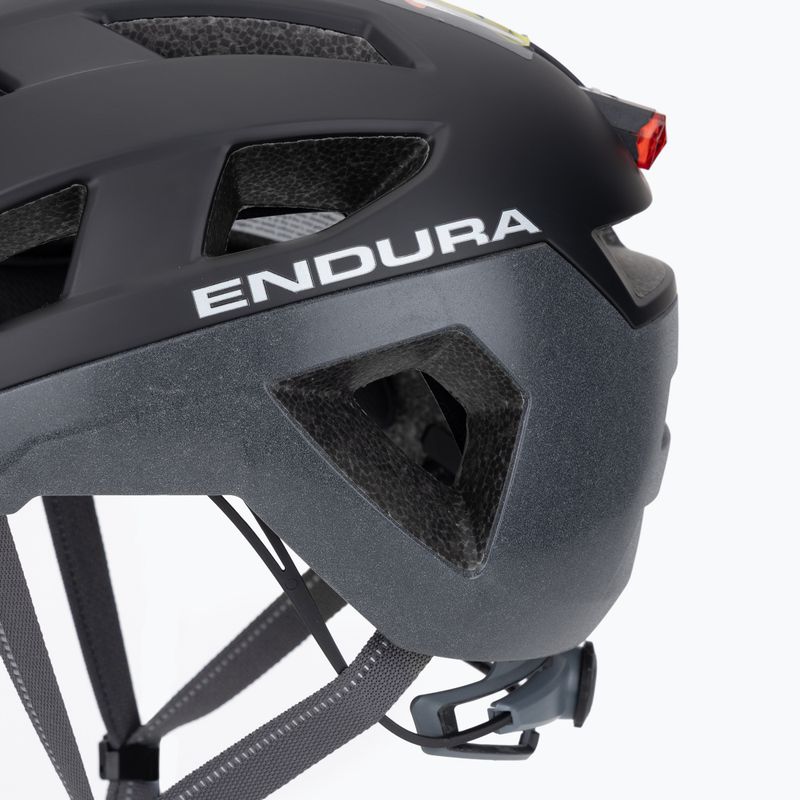 Endura Urban Luminite fekete kerékpáros sisak 7