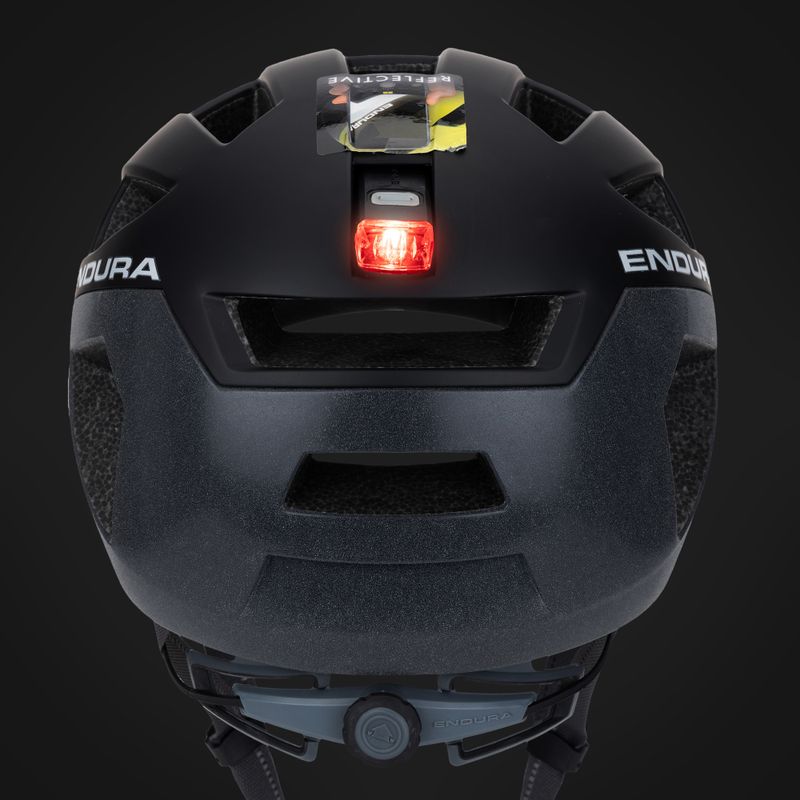 Endura Urban Luminite fekete kerékpáros sisak 8