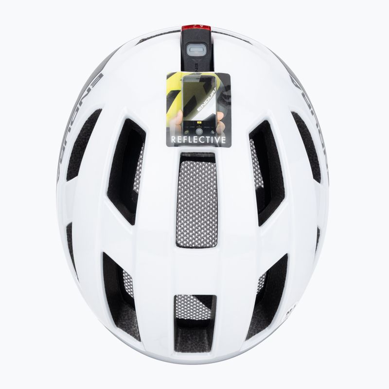 Endura Urban Luminite fehér kerékpáros sisak 6