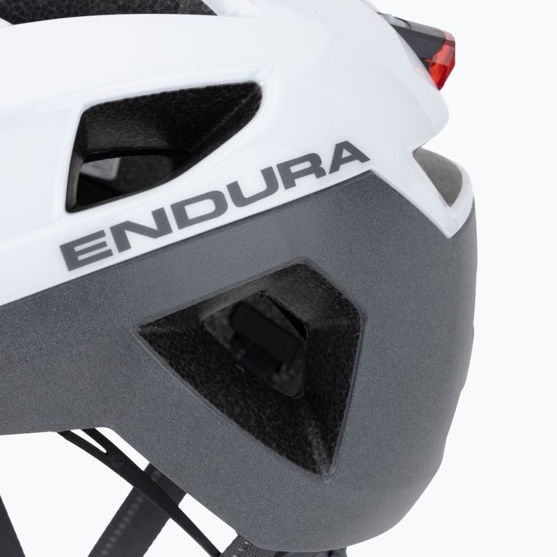 Endura Urban Luminite fehér kerékpáros sisak 7