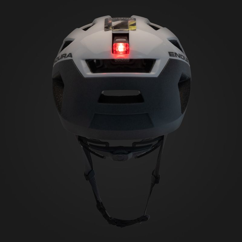 Endura Urban Luminite fehér kerékpáros sisak 8