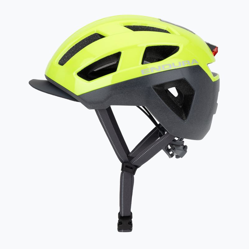 Endura Urban Luminite hi-viz sárga kerékpáros sisak 3