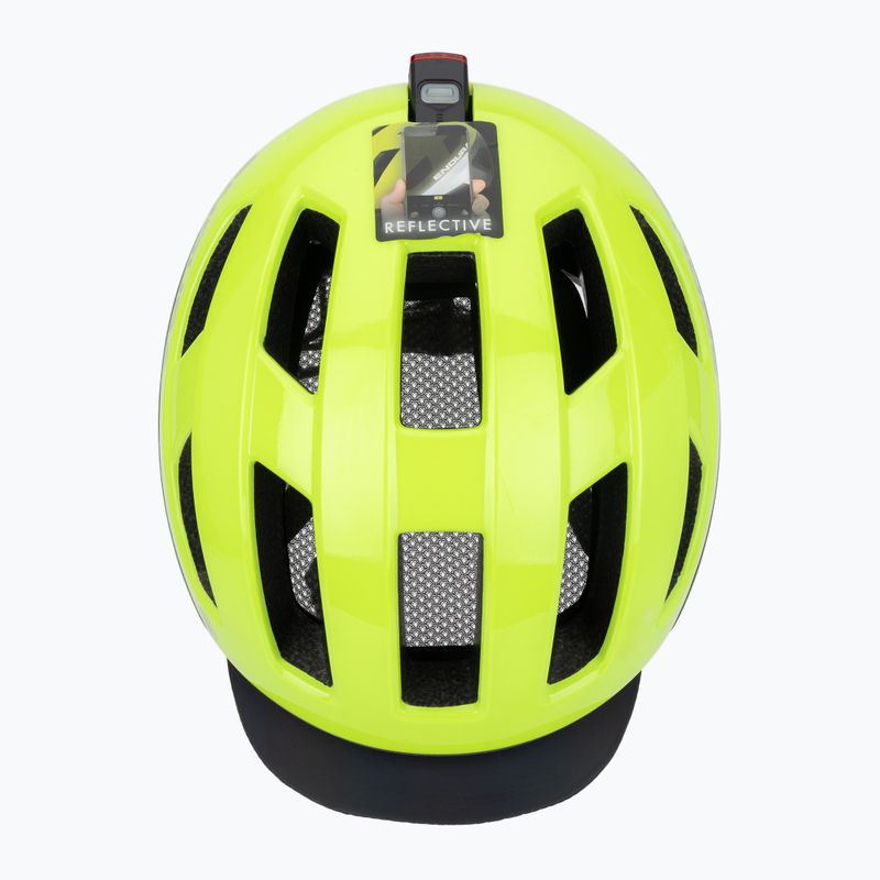 Endura Urban Luminite hi-viz sárga kerékpáros sisak 6