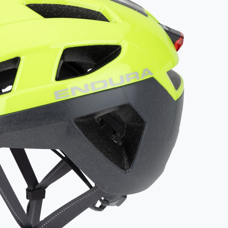 Endura Urban Luminite hi-viz sárga kerékpáros sisak 7
