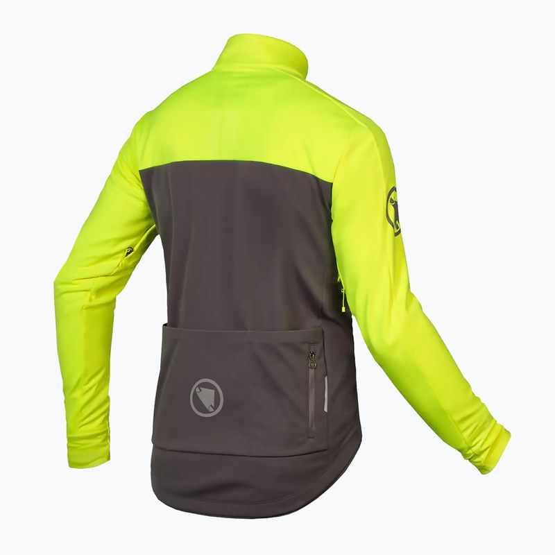 Férfi kerékpáros dzseki Endura Windchill II hi-viz yellow 2