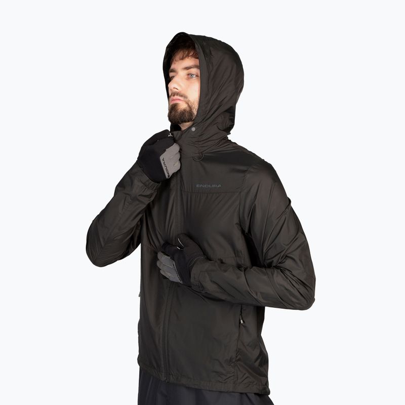 Férfi kerékpáros dzseki Endura Hummvee Windshell black 3