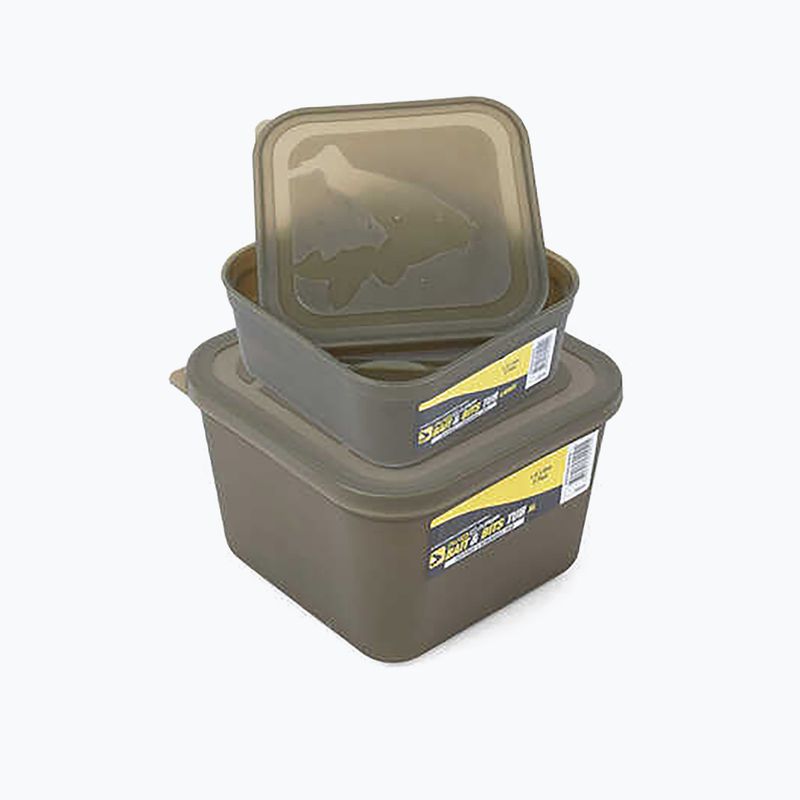 Avid Carp Bait Tub Size Fedéllel Zöld AVBT/02 3