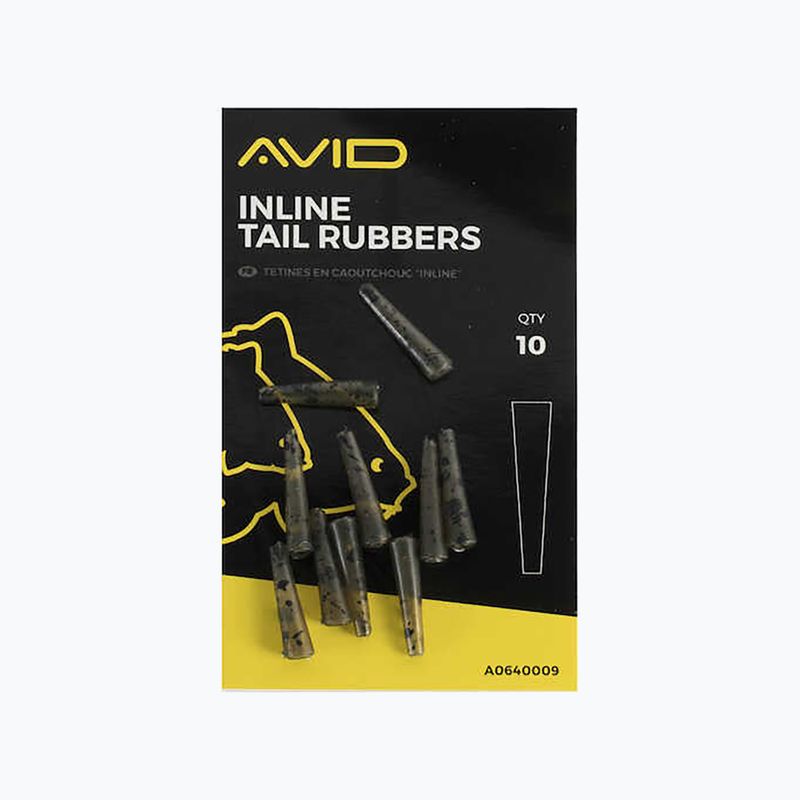 Avid Carp Inline Tail Rubbers biztonsági klipsz védők 10 db. Camo A0640009 2