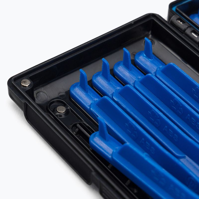 10 cm-es vezető pénztárca Preston Mag Store Hooklenght Box fekete/kék P0220001 5