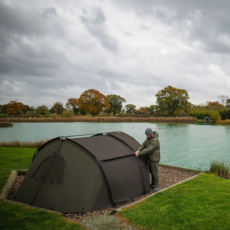 Avid Carp HQ Dual Layer Bivvy One Man sátor zöld 7