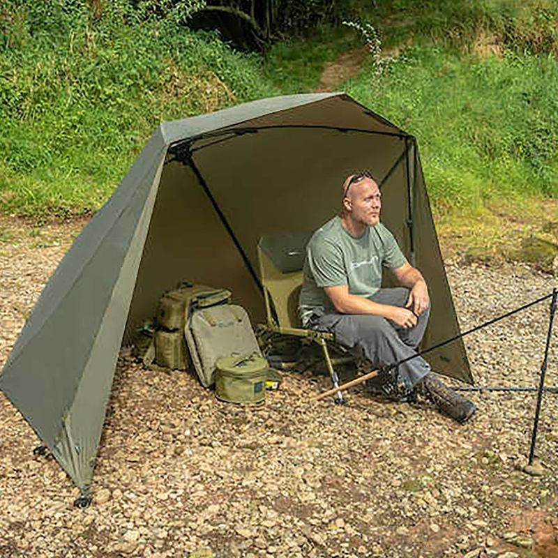 Korum Brolly Pentalite Shelter 50  zöld horgászernyő K0370004 2